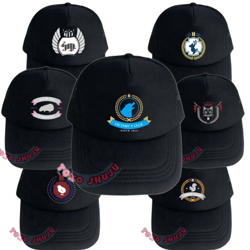 Topi Baseball Run Bts Logo Animal