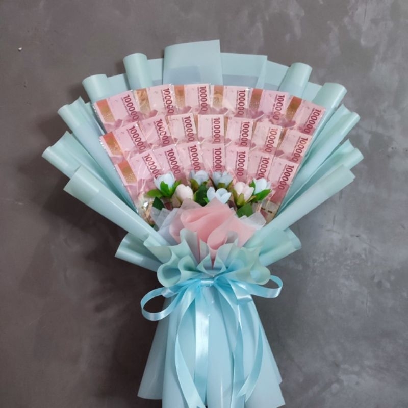 Buket Bouquet bunga wisuda pernikahan ulang tahun acara besar lainnya bisa request