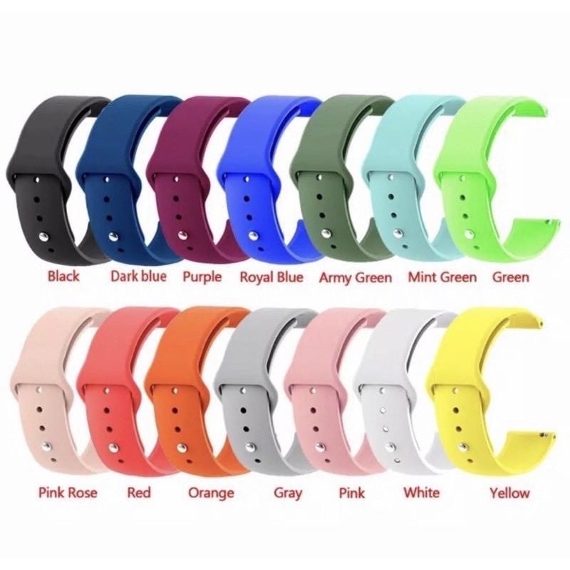 Strap Silicone Fossil Gen 5E 42mm Gen 6 42mm Tali Jam Tangan 18mm