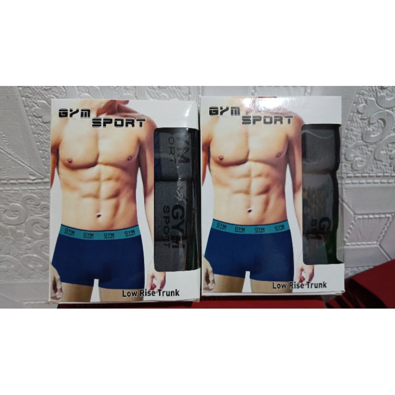 CELANA DALAM PRIA GYM SPORT/BOXER GYM SPORT/ BOXER GYM SPORT PER 3 PCS