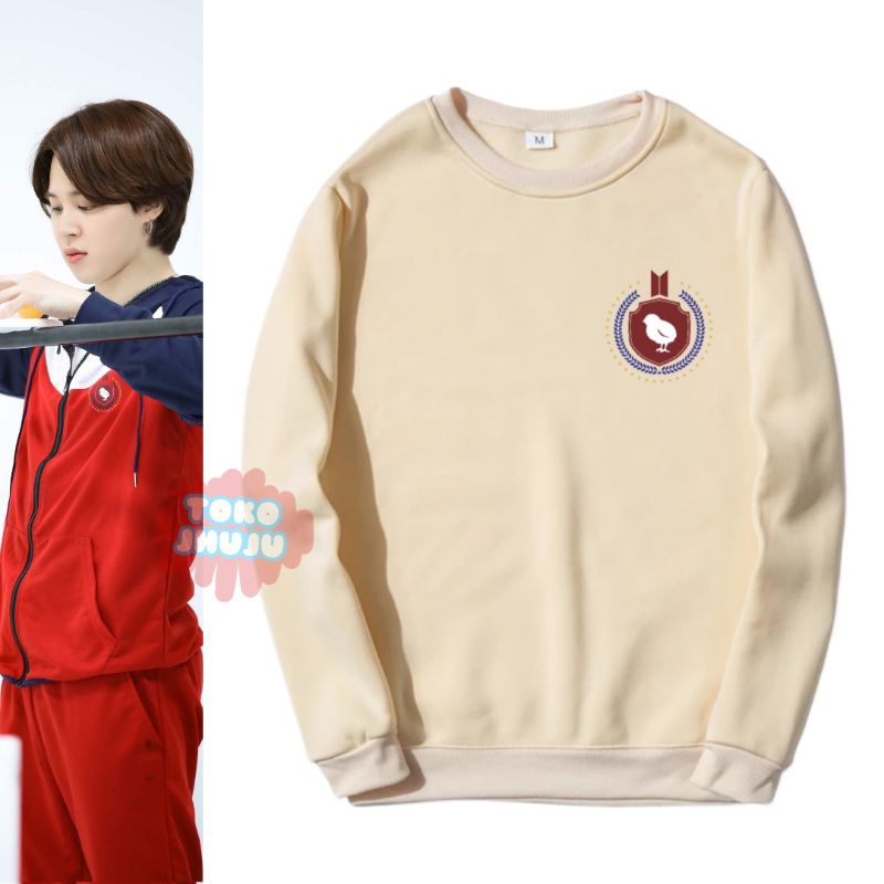 Sweater Jimin Run Bts 2023 Logo Kecil