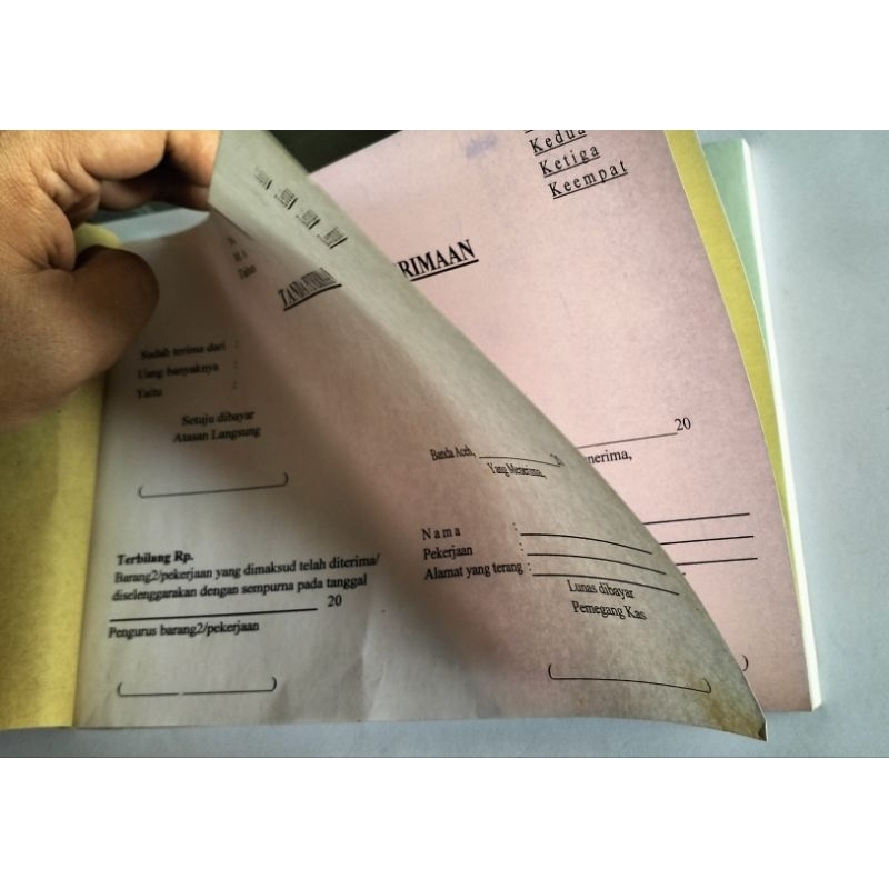 

Kwitansi Dinas NCR 3 ply rangkap tiga