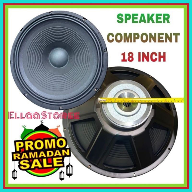 Speaker Component 18 Inch Max 2000 Watt Mid,Low Subwoofer 8 Ohm
