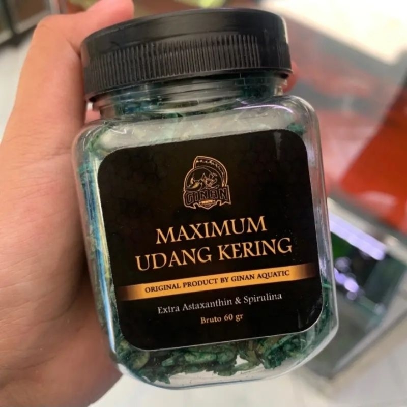 udang kering maximum red blue (ginan aquatic) repack