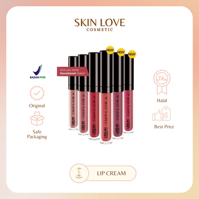 Implora Urban Lip Cream Matte | 20 Shades
