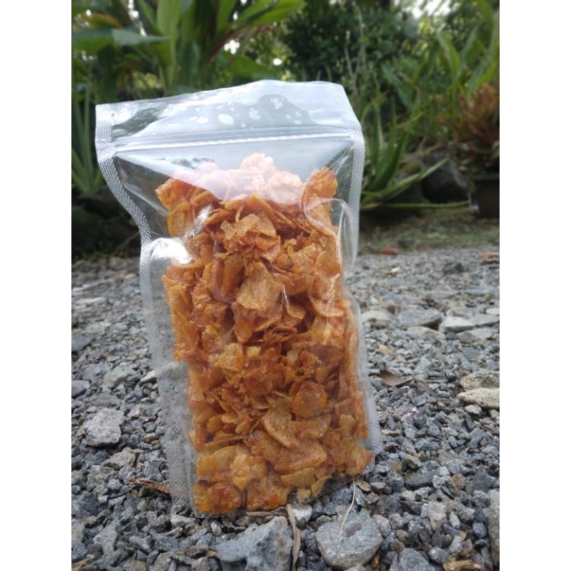 

kripik kentang kering rasa pedas manis 150g