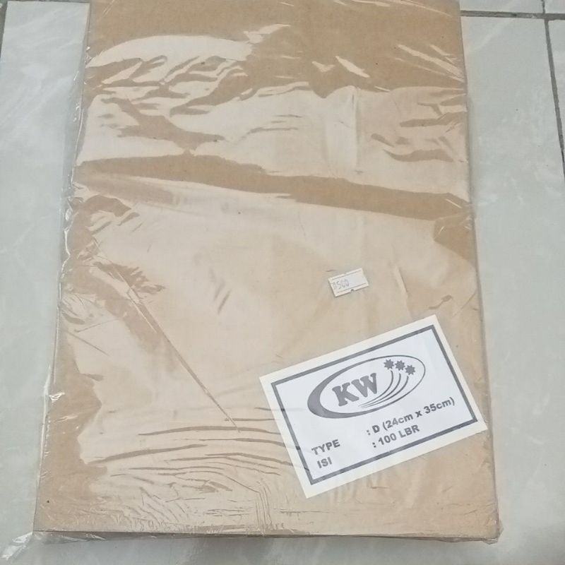 

Amplop coklat 24×35