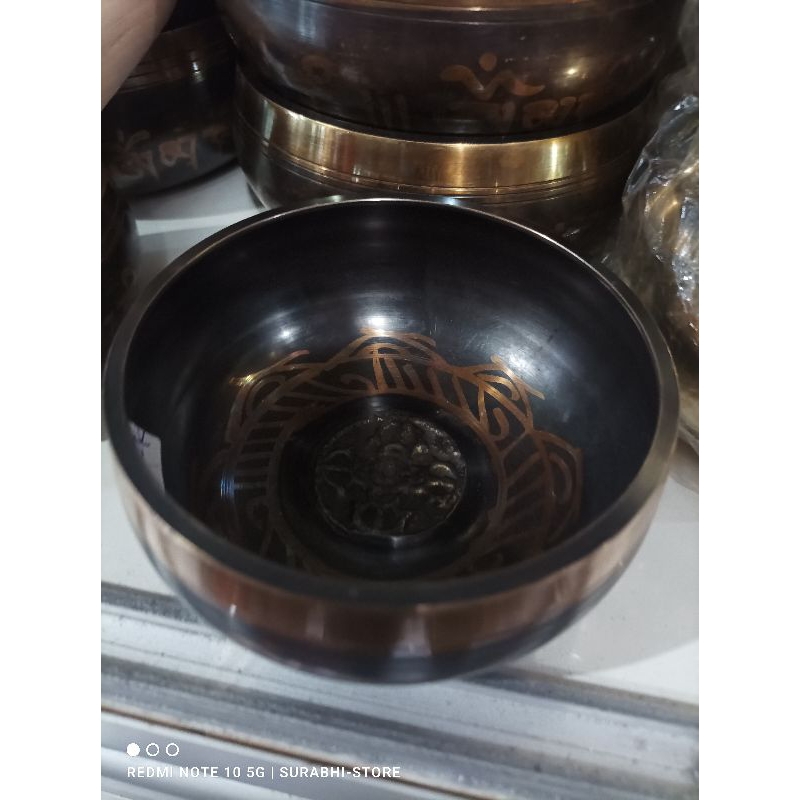 Singing Bowl Tibetan gold 10cm best