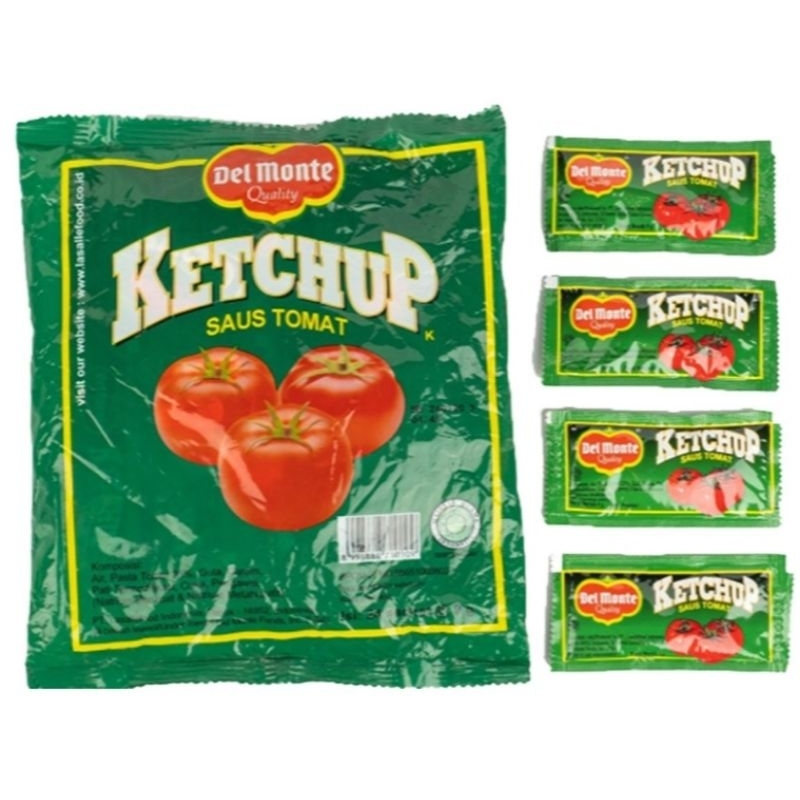 

Del Monte Ketchup Saus Tomat Bag 24x8g