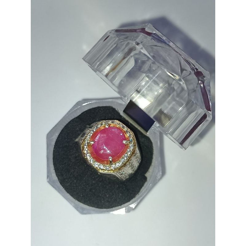 Ruby Burma Ring Perak