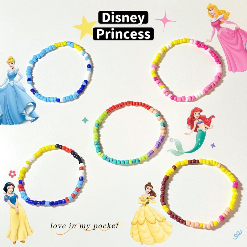 DISNEY PRINCESS BRACELET / GELANG INSPIRED BY DISNEY / DISNEY BRACELET