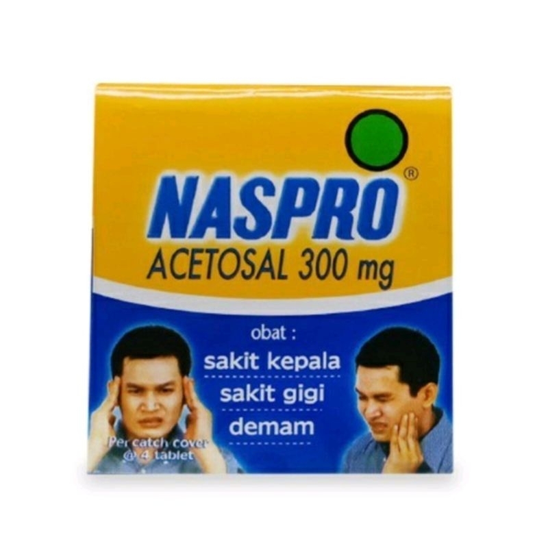 Naspro obat sakit kepala 4 tablet.