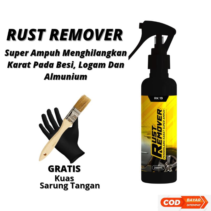 RUST REMOVER Pembersih Karat Besi Logam Alumunium | Obat Karat | Penghilang Karat Mesin Motor Dan Mobil