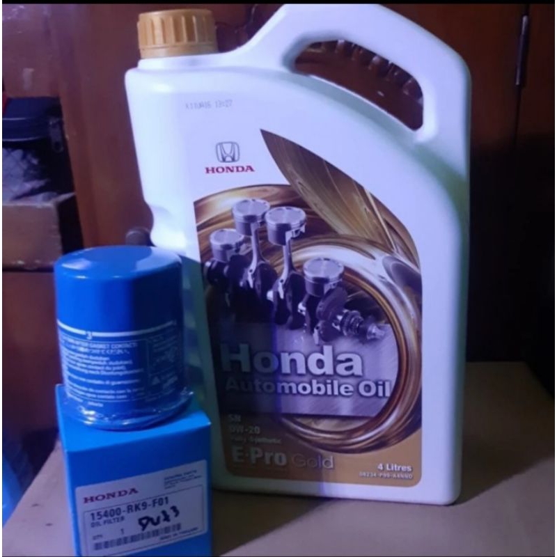 paket oli mesin Honda gold 0w-20 jazz mobilio crv brio HRv Brv Fredd 2macam  oli asli