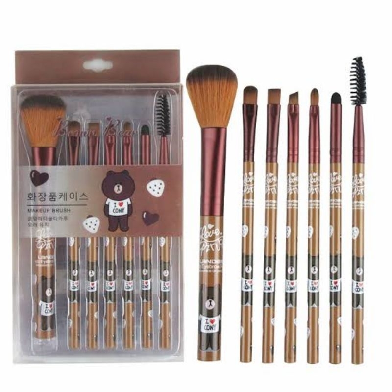 Kuas makeup korea set 7in1 cony edition / Makeup brush