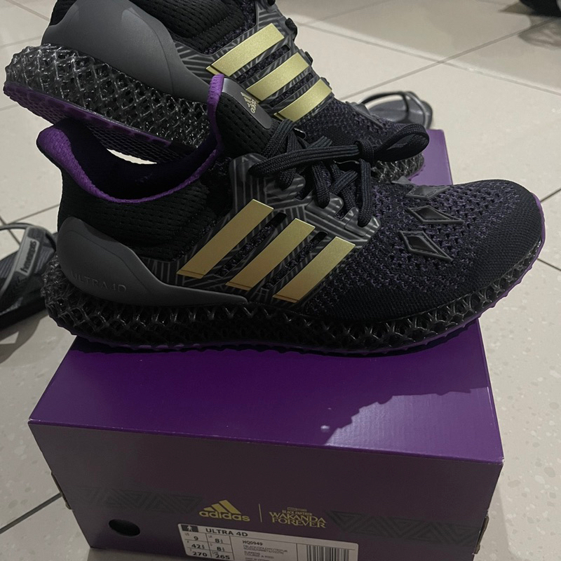 Adidas Ultra 4D Black Panther Edition Original