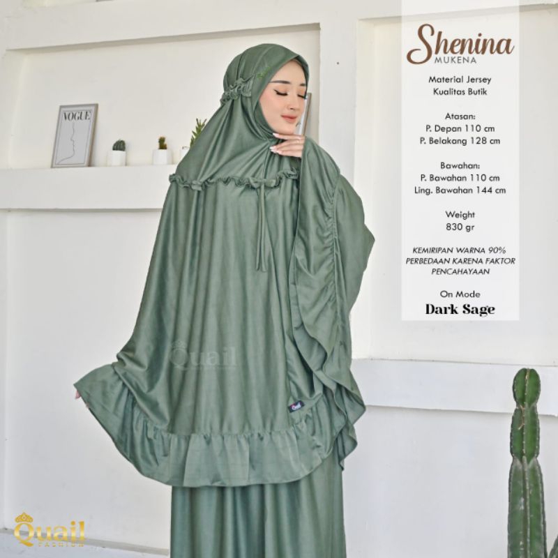 Mukena Shenina ori Quail