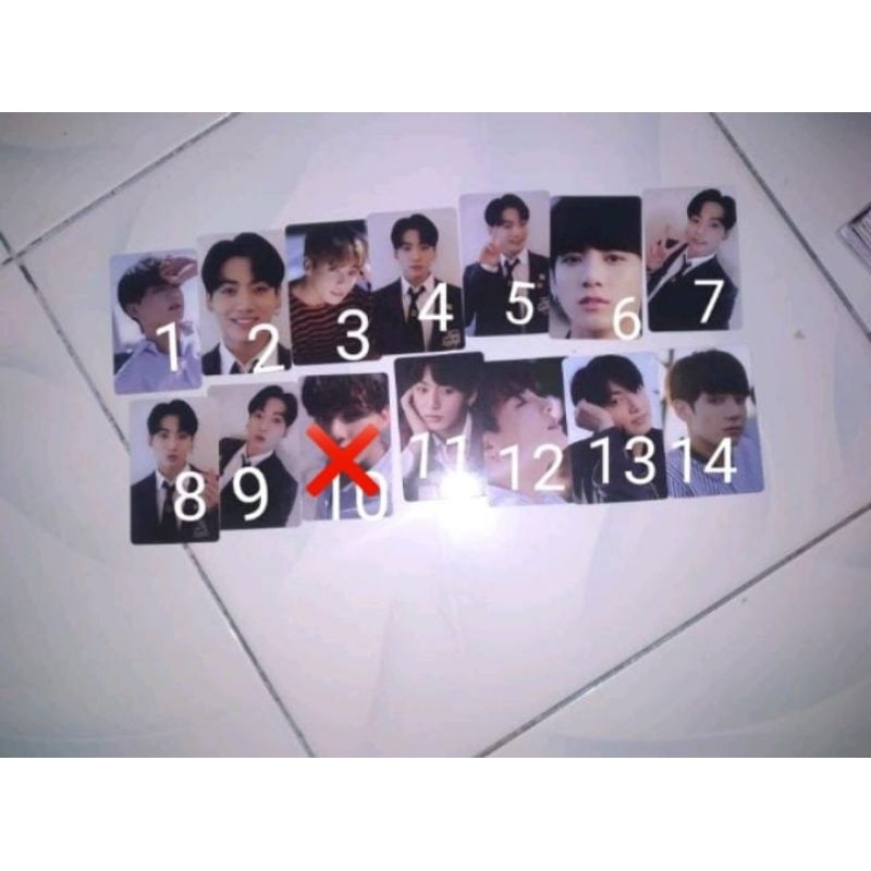 Photocard Jungkook bts dicon