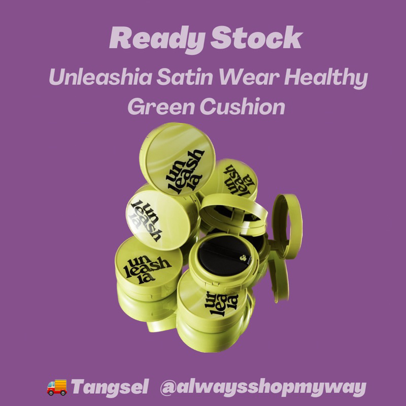 [NOW READY] Unleashia Satin Wear Healthy Green Cushion