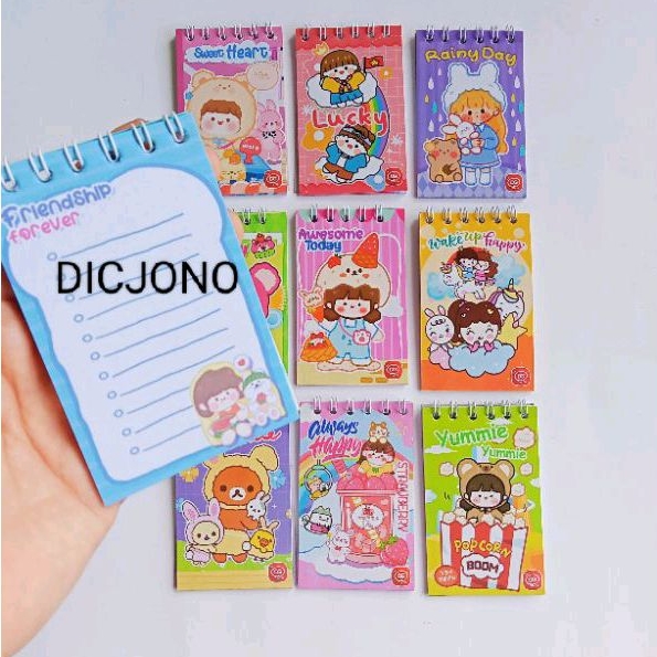 

Buku Notes Spiral Momo - Sanrio - Karakter / Memo Anak