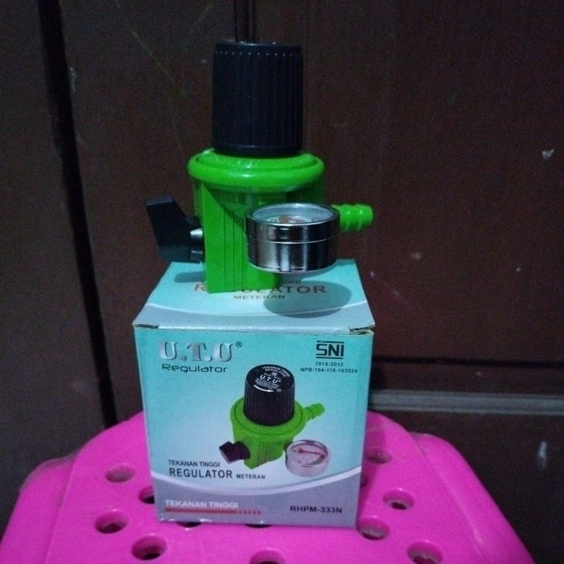 Regulator gas tekanan tinggi UTU Rhpm 333N
