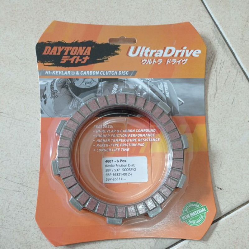 Daytona 4607 Kampas Kopling Scorpio