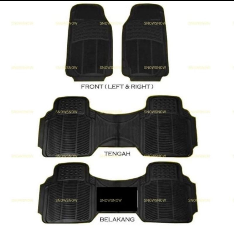 karpet mobil Toyota Fortuner 2006-2015 hitam,cream