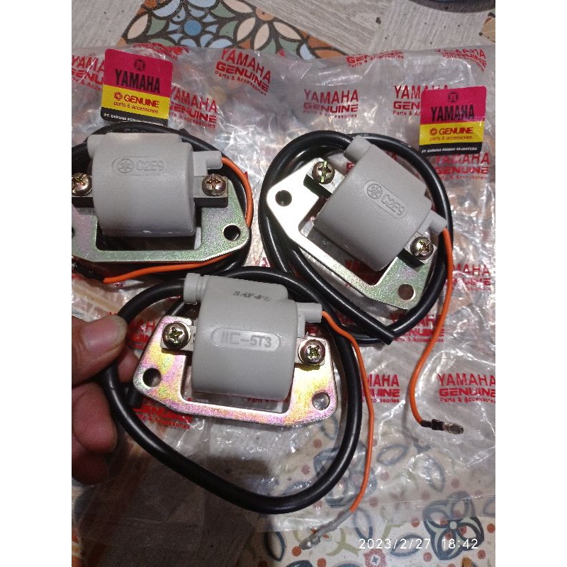COIL KOIL IGNITION PUTIH ORIGINAL YAMAHA RX KING RXKING RX K RX Z RZR YAMAHA V SERIES ORIGINAL NOS