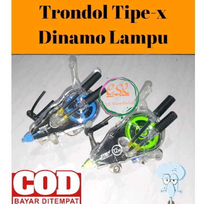 Trondol Tipe-x Dinamo Knalpot Lampu Sudah Jadi Tipe X Trondol ful Modif Dinamo Knalpot Lampu Baterai