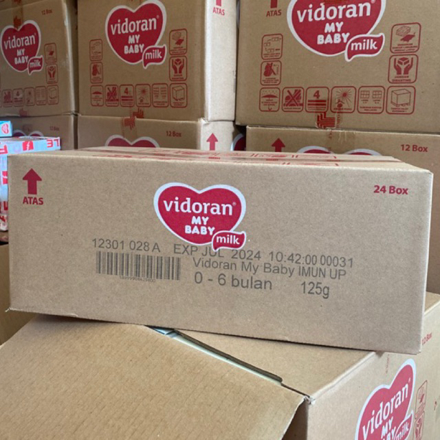 1 Karton Vidoran My Baby Imun up 0-6 Bulan 125 gr (24 pcs)