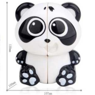 Rubik besar puzzle 2x2 Binatang Panda unik Original yuxin Yongjun