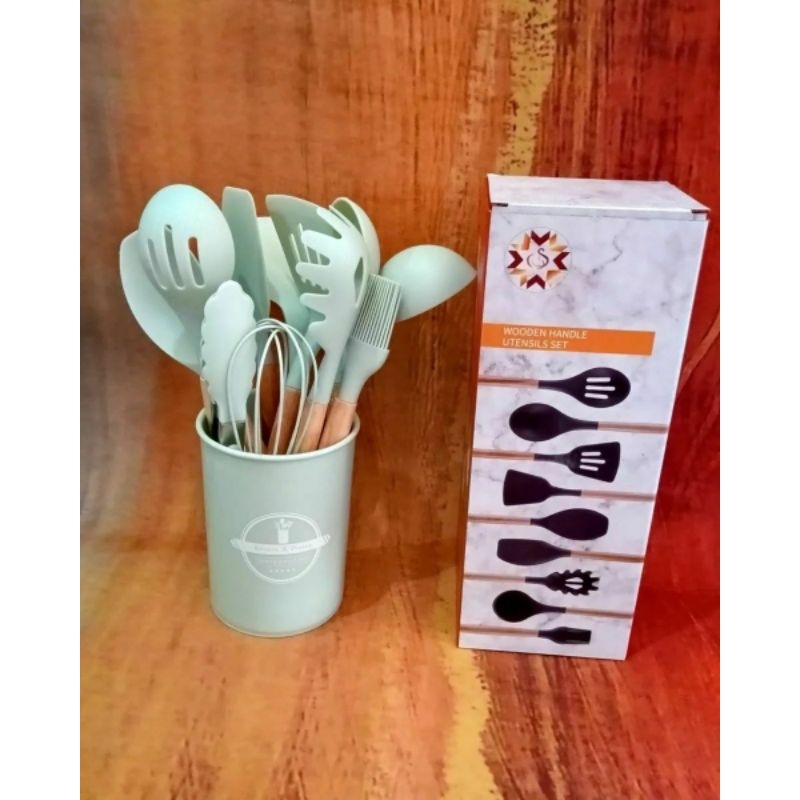 Silicone Utensil Set Spatula kitchen set