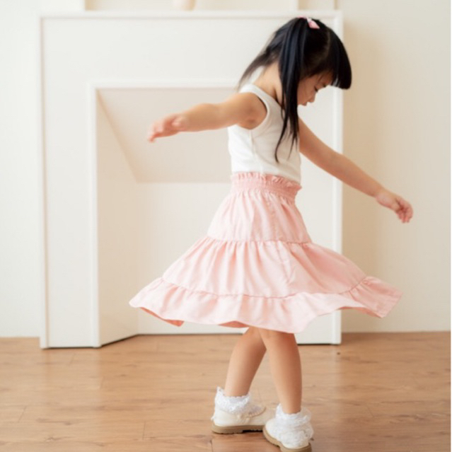 [Poupeery.Official] Hazel Skirt / rok anak perempuan / skirt anak/ long skirt anak