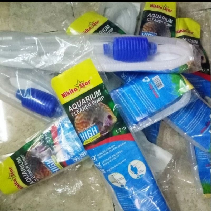 Cleaner Pump / Alat Siphon Aquarium / Sedot Air Aquarium