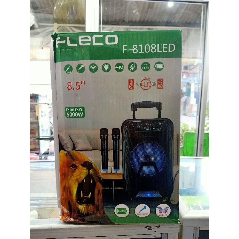 speker bluetooth fleco 8.5"free 2mic