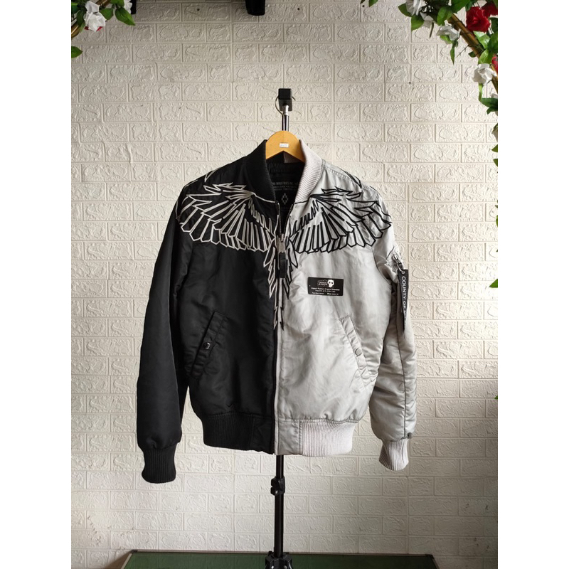 JAKET MARCELO BURLON X ALPHA INDUSTRI RARE ITEM
