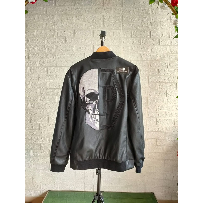 JAKET KULIT PHILIPP PLEIN