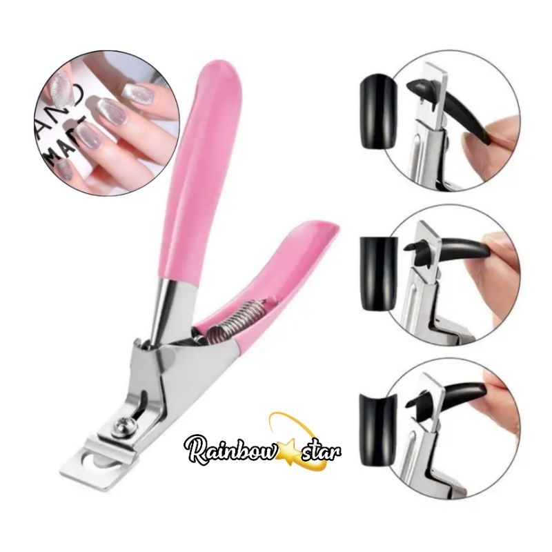 Cuticle Nipper Edge Cutter Fake Nail / Gunting Kuku Palsu Bentuk U Shape Manicure Pedicure