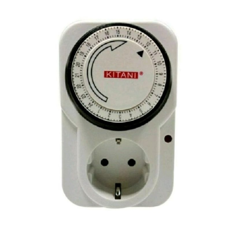 Timer Kitani Manual 24 Hours Timer Steker Stop Kontak