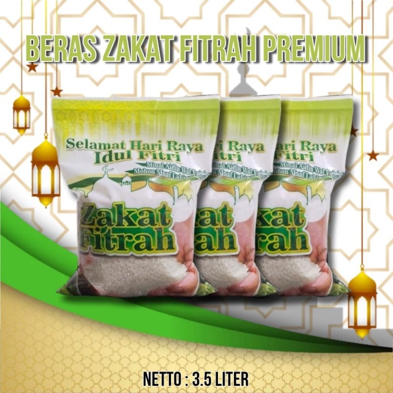 BERAS ZAKAT FITRAH 3,5 liter (Premium)