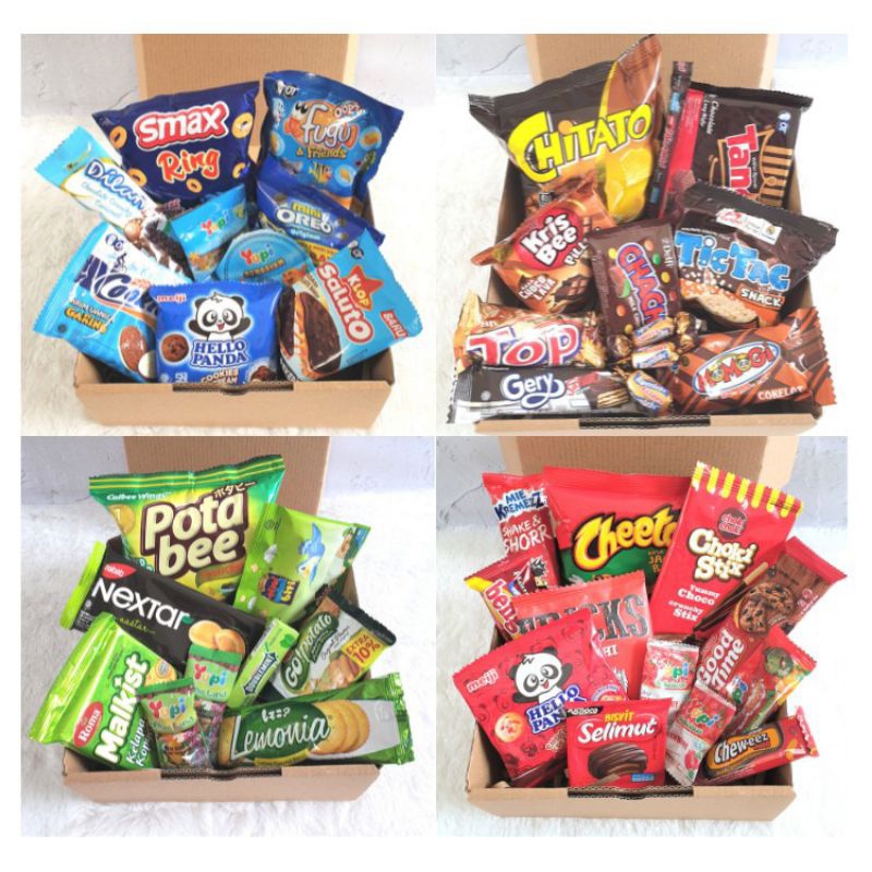 HAMPERS SNACK BOX || gift box snack / snack gift box MAKASSAR