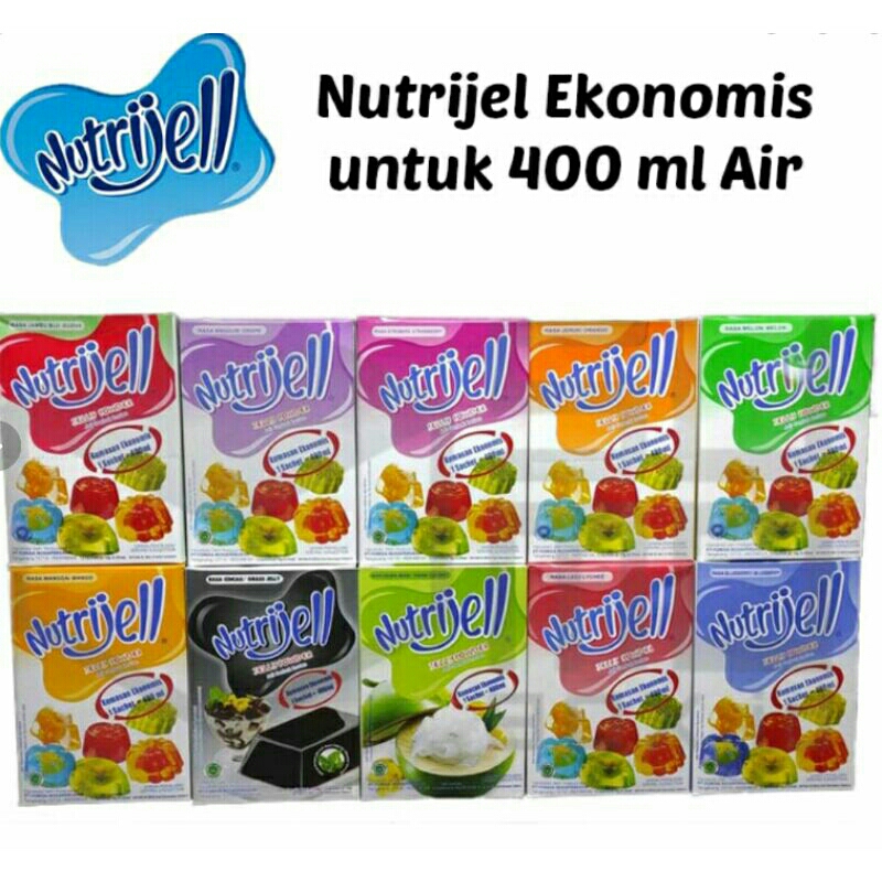 

Agar-Agar Nutrijell-Agar Nutrijel Varian Buah Kemasan Ekonomis - 1 Sachet