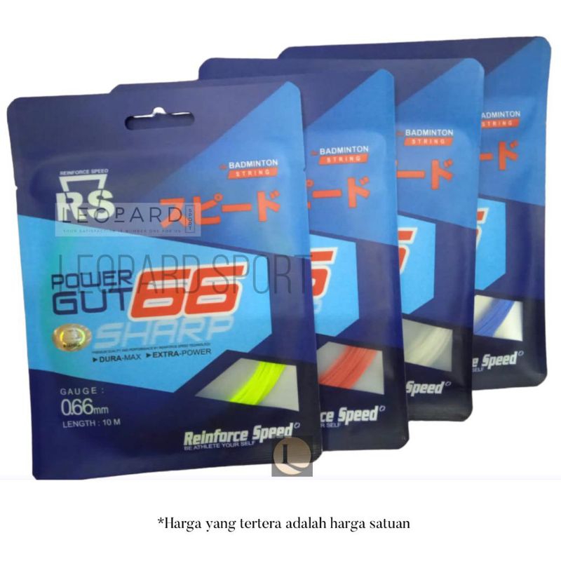 Senar Badminton RS POWER GUT 66 SHARP / Senar Raket Badminton