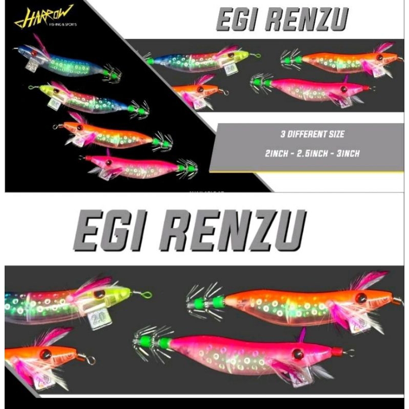 Umpan cumi harrow -daido egimaru Luminos-menyala