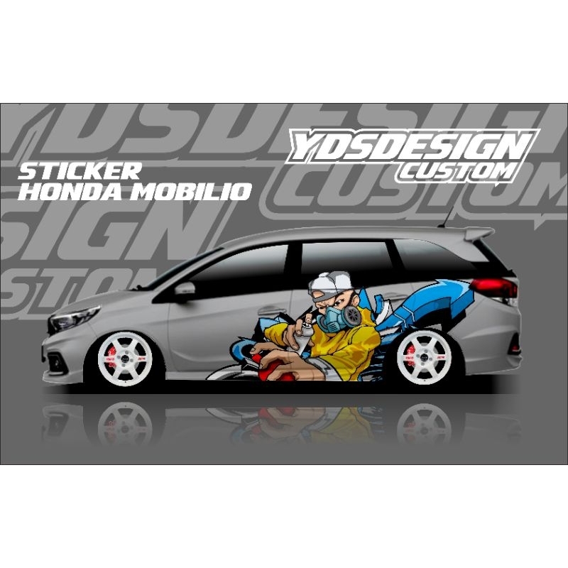 STICKER MOBIL HONDA MOBILIO / DECAL CUSTOM MOBILIO, AVANZA,LIVINA,SIGRA,DLL
