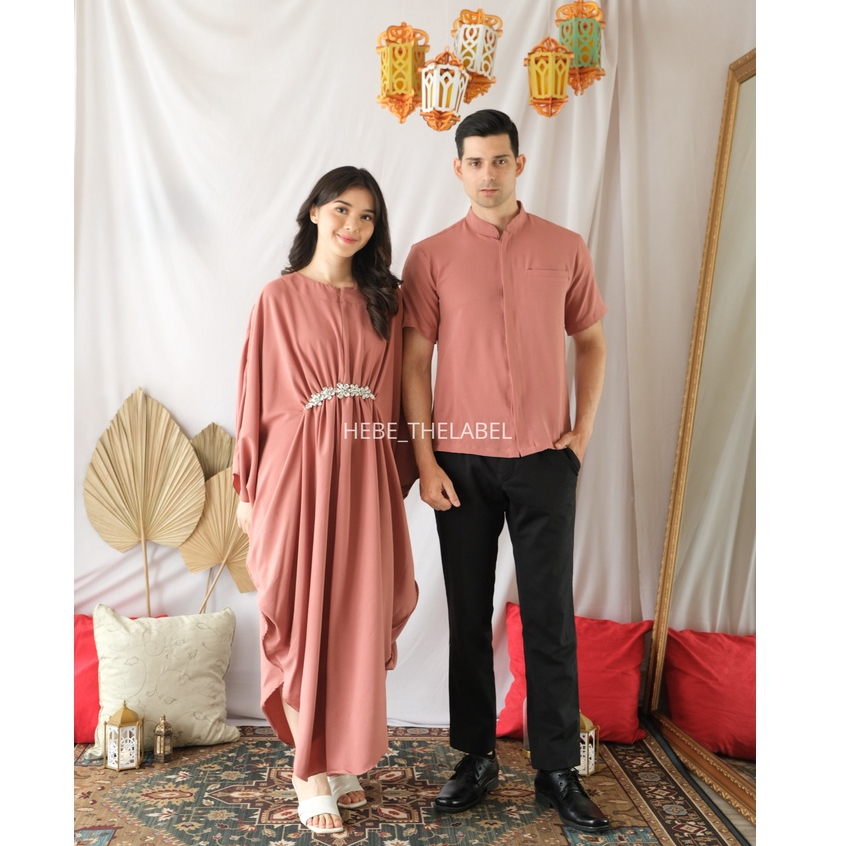 Hanifa Kaftan Available Couple &amp; Family Set Lebaran Ramadan Idul Fitri (HANYA DRESS)