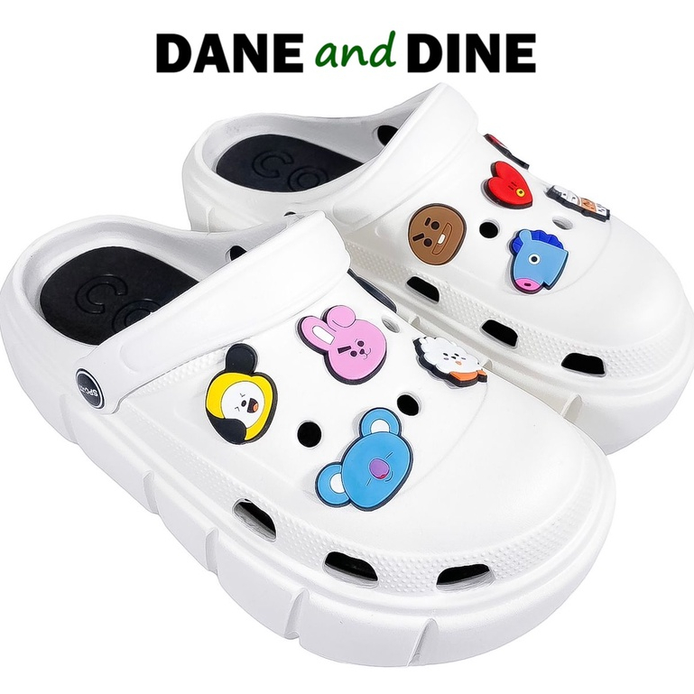 TERMURAH Wedges Wanita EVA 6cm PREMIUM WINNIE THE POOH Dane and Dine W77