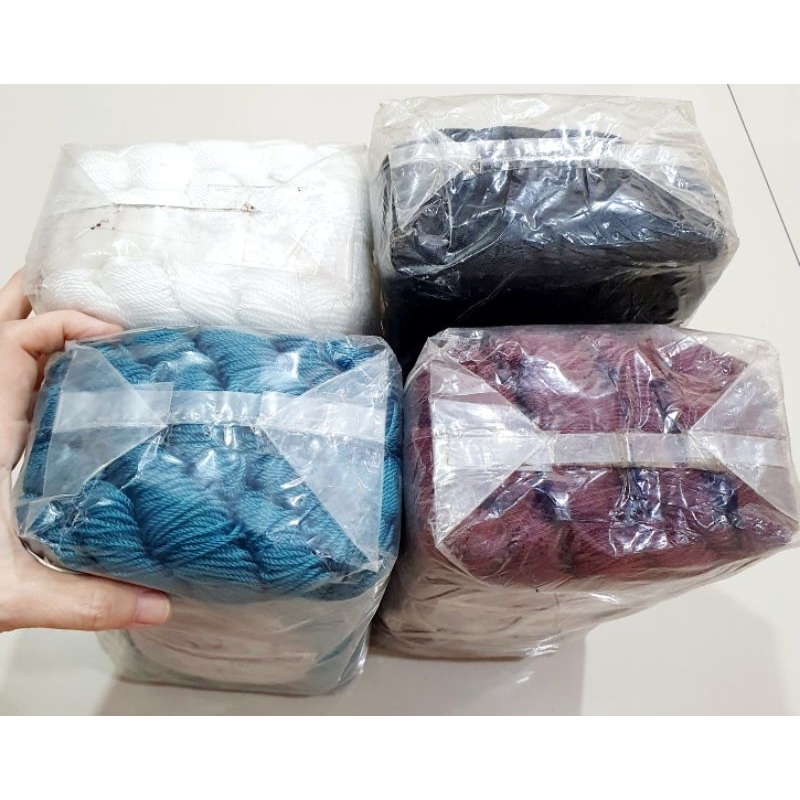 SENAR NYLON MARLIN N0. 3 S/D 90 HITAM PUTIH HIJAU COKLAT DIJUAL PER PACK