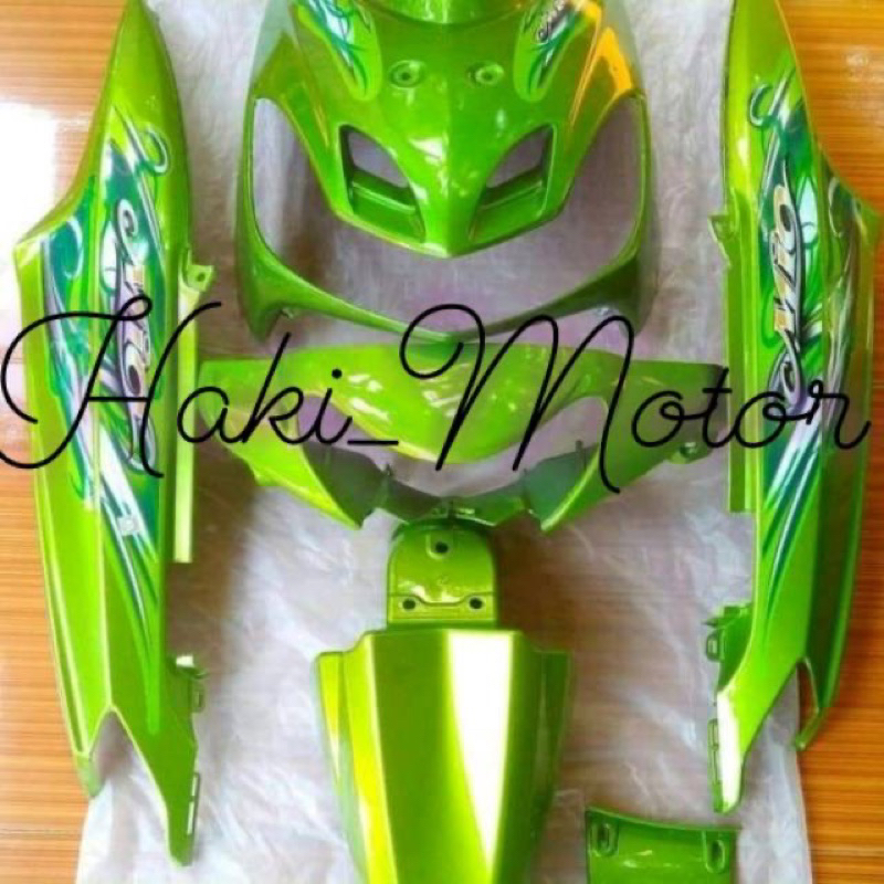 COVER BODY YAMAHA MIO SMILE (2008-2013) FULLSET BODY HALUS + STRIPPING / ALL COLOUR ( body mio smile