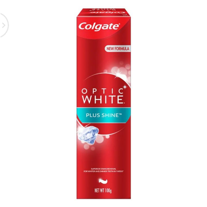 COLGATE Toothpaste Optic White Plus Shine 100g